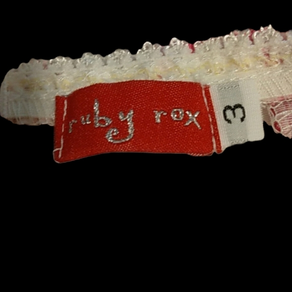 4/$20 MUST BUNDLE! Ruby Rox White Strapless Floral Midi Dress Size 3 - Picture 6 of 7